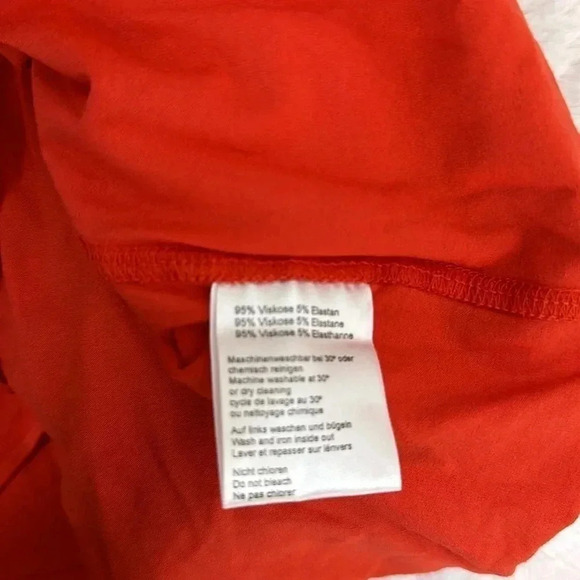 Chris.ton New red plus size 1x short sleeve jersey top - Picture 4 of 4